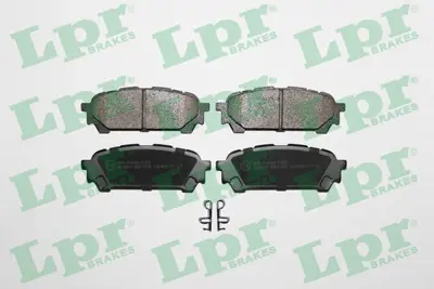 LPR 05P1335 Arka Fren Balatası Subaru Impreza 00-07 Forester Sg 03-08 