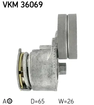 SKF VKM 36069 Alternator V Kayıs Gergı Rulmanı Carısma Laguna Iı Trafıc Iı Master Iı Volvo V40 1.9dcı 