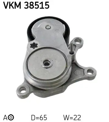 SKF VKM 38515 Kayıs Gergı Rulmanı (Kutuklu) X156 13> C117 13>19 W246 12>18 W176 12>18 