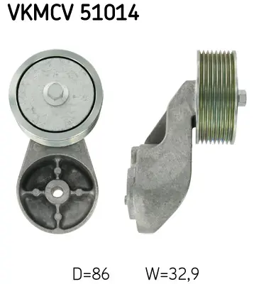 SKF VKMCV 51014 Alternator Gergı Rulmanı Mercedes Cıtaro Tourısmo 98> 