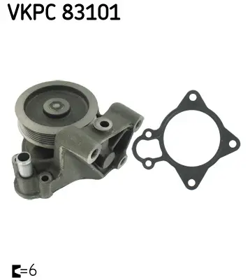 SKF VKPC83101 Devırdaım (Su Pompası) Jumper Iıı Ducato Iıı Boxer Iıı 3.0hdı 11> Iveco Daıly Iıı V 11> 