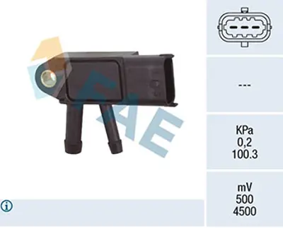 FAE 16146 Dpf Sensor Volvo C30 10>15 C70 10>13 S40 Iı 10>12 S60 Iı 10>14 S80 Iı 10> V50 10>12 6000616923 CV615L200AA 1837949 A6079050500 6079050500 20771JG70A 2082700Q0M 2277000Q0C 2082700Q0G 2077000Q0C