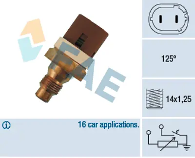 FAE 34070 Sogutucu Akıskan Sıcaklık Sensoru 7700778783 7700786466 7700805271 7700810880