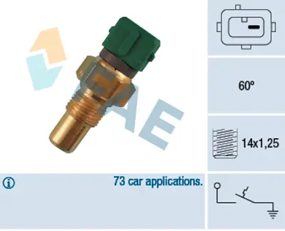 FAE 35610 Hararet Musuru 2,5 Peugeot Partner Cıtroen Jumper 9619637980 9617178080 9605713680 9605708780 9605028680 9604914680 7910016560 7910014390 7910011880 7910011101