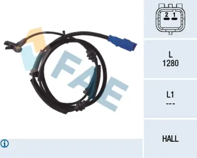 FAE 78038 On Abs Devır Sensoru C5 C5 Iı 04>10 454586 9641309380 4546 1494167080 9641117080