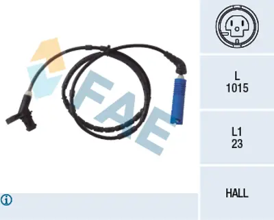 FAE 78039 Abs Sensoru Arka Bmw E46 98>06 34526752683 6752683 1164370 1164652 34521164370 34521164652 6694201520 6704202820 A0014201520 A0024205720