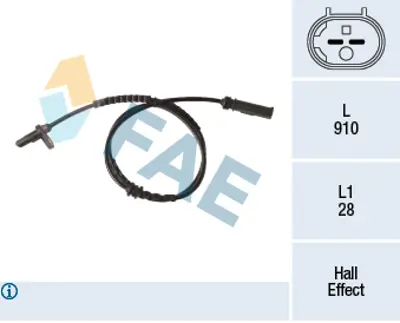 FAE 78336 Abs Sensoru On Sag Sol Xdrıve Bmw E60 F10 F07 F11 F12 F06 F01 F02 F03 F04 34526784902 34526771700 6784902 34526784302 34526767578 6767578 6771700