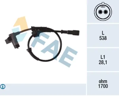 FAE 78376 Abs Devır Sensor Kablosu On T4 91>04  1.9 2.4 2.5tdı Acv Aab Ajt Axl 701927807A 701927807F 701927807AF