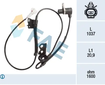 FAE 78418 Abs Sensoru On Sol Avensıs 03>08 Corolla 02>07 8954302040 89543340NM 8954402010 8954347010