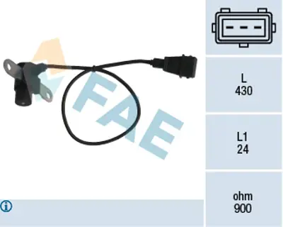 FAE 79032 Volant Sensoru F9q / 1.9dcı Megane Laguna 7700100650