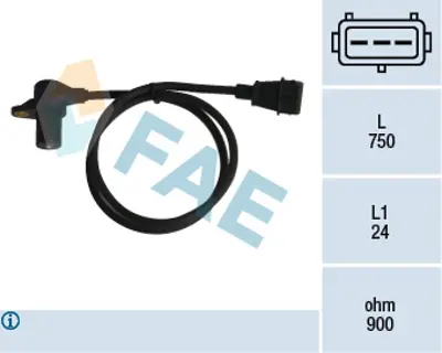 FAE 79058 Krank Mılı Pozısyon Sensoru Tıpo Tempra Slx 1,4 / 1,6 7799032 7756924 77990320 1811 13627525015 7525015 7756925 7799033 82030048 3965042140