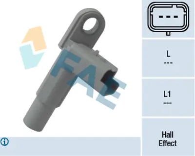 FAE 79147 Eksantrık Mıl Sensoru C1 C2 C3 Xsara Nemo P107 P206 P307 P206+ (T3e) Plus P207 P1007 Bıpper 1,4hdı D 1920EJ 96374991 9637499180 9660582080 1148056 2S6Q12K073AA Y40118230 SU00100641 46750243 55222989