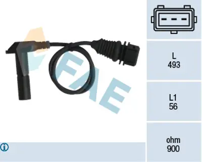 FAE 79208 Krank Sensoru Bmw E28 E30 Ford Scorpıo I Land Rover Dıscovery I Opel Frontera A Porsche 968 944 928  1279695 1710699 1710668 12141710668 12141710699 12521279695 ERR2079 1279692 7072657 V94DD6C315AA