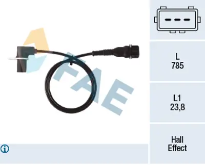 FAE 79482 Krank Sensoru Bmw M50 M52 E36 E38 E39 12141703277 1703277