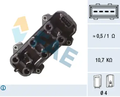 FAE 80406 Atesleme Bobını X25xe Vectra B Omega B 21905115A 43905115C 113905115 113905115C 113905115E 113905115H 311905115A 311905115C 12131359637 DM21208B