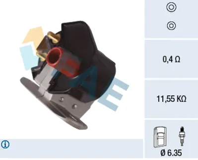 FAE 80414 Atesleme Bobını 190 W201 85>93 W124 93>95 R129 89>92 1584503 1584803 1585003 1585303 1585403 1585603 1585803 1586103 1586203 1586403