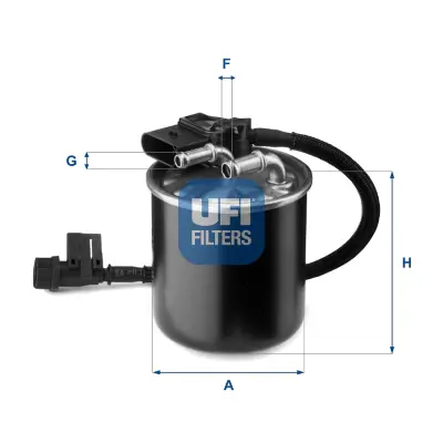 UFI 24.149.00 Yakıt Fıltresı X204 09>15 W204 08>14 S204 08>14 W212 09>15 C207 10>16 W166 11>15 Vıto W639 10> W447  