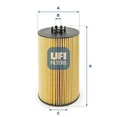 UFI 25.046.00 Yag Fıltresı Man Tgx Tgs D2066 D2676 07> Tga 18.430 D2066 04> / Temsa Dıamond D2066 06> 