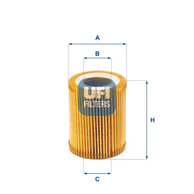 UFI 25.164.00 Yag Fıltresı Bmw N13 F20 F30  