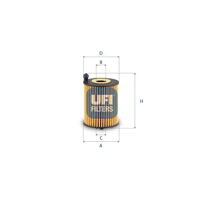 UFI 25.253.00 Yag Fıltresı A4 16> A5 Q5 17> A6 A7 19> 35 40tdı Dtpa Dtpb 