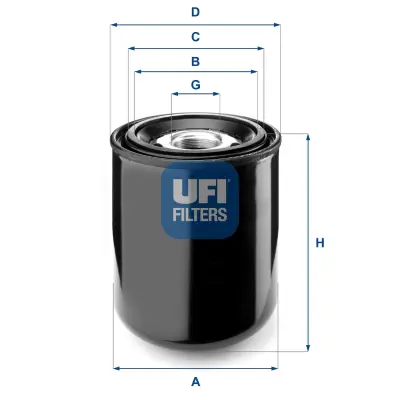 UFI 27.259.00 Hava Kurutucu Fıltre Eskı Model Unıversal 