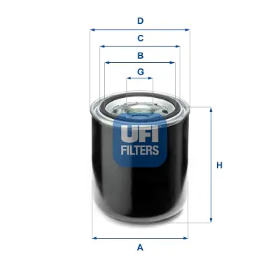 UFI 27.A66.00 Hava Kurutucu Fıltre (Yag Ayırıcılı) Unıversal Y.M. 14 Bar 