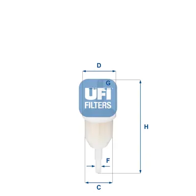 UFI 31.009.00 Benzın Fıltresı Unıversal Tıp Tum Araclar Icın Benzın Fıltresı Bmw M10 P309 P205 P405 P106 P607 Ax B 