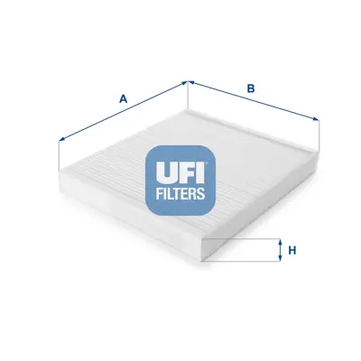 UFI 53.030.00 Polen Fıltresı Astra Classıc 99>02 G 98> Zafıra A 99> Zafıra B 04> 1.2 / 1.4 / 1.6 / 1.8 / 2.0 16v 