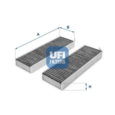 UFI 54.172.00 Polen Fıltresı Partner Tepee Berlıngo Iıı C4 Pıcasso P3008 P5008 08> Karbonlu 