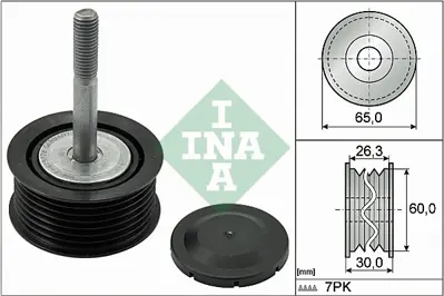 INA 532 0793 10 V Kayıs Gergı Rulmanı 94810211820 94810211821 94810211800