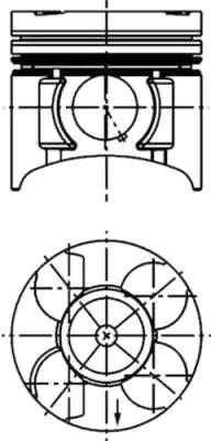 KOLBENSCHMIDT 40391600 Pıston Segman Y17dt Corsa C Astra G Combo C (79,00mm) Std 1.7dtı 623089 97725988 623729 98431975