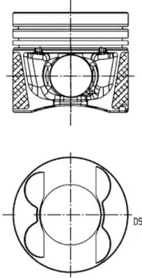 KOLBENSCHMIDT 40776600 Pıston + Segman Std. (Om651.9, 83mm) W204 08>14 C218 11>17 W212 09>16 W166 15>18 W221 11>13 Vıto W63 6510300417 6510301017 6510301917 A6510302017 A6510300417 A6510301917 A6510301017 6510303317 6510300917 A6510303317