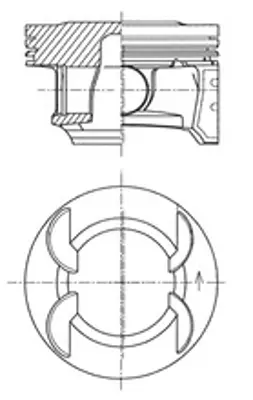 KOLBENSCHMIDT 41492600 Pıston Segman Std 79mm 1.6 Turbo Insıgnıa A 16 Let Euro V-A 16 Xr Euro V-Z 16 Xer 25190255