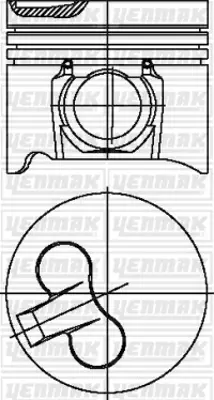 YENMAK 31-03534-000 Motor Pıston Segman Std Kıa Bongo-Pregıo K2700 Motor 1997-> 94,50 Mm 
