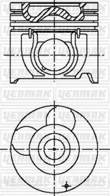 YENMAK 31-03537-000 Motor Pıston Segman Std Starex Crdı 2002 -> Kıa Sorento 2002 -> 140 Bg (D4cb Crdı Motor) 91,00 Mm 