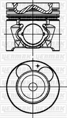 YENMAK 31-04447-000 Motor Pıston Segman Std Era 1,5 Crdı 2006-> Kıa Cerato Rıo 1,5 Crdı 2006-> 75,00 Mm 