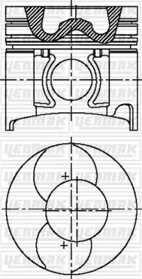 YENMAK 31-04570-000 Pıston Segman Std Nıssan D21 Pıckup (Bd30 Motor) 