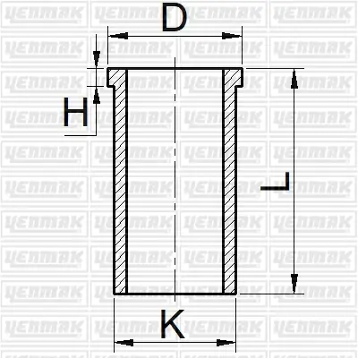 YENMAK 51-35592-000 Motor Gomlegı 108 Mm Std Man Tgl 12.180 D0834 05>  26.230 26.270 D0826  12.153 12.163 D0824 95> MAN