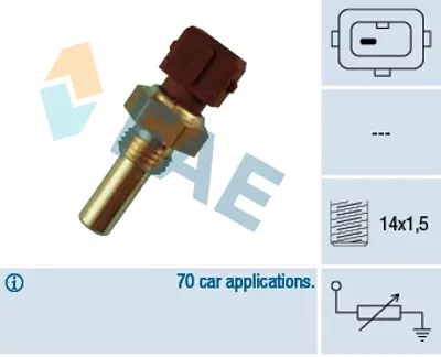 FAE 32270 Hararet Musuru Bmw E30 E34 E36 88>95 Range Rover Iı (P38a) 2.5 94>02 