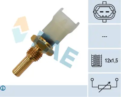 FAE 33480 Su Sıcaklık Sensoru (Corsa B / Astra G / Vectra B 