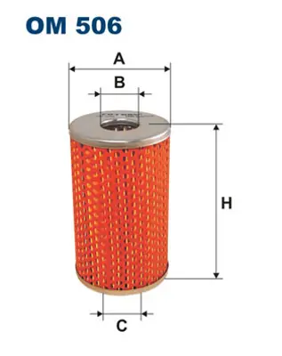 FILTRON OM506 Yag Fıltresı W114 68>76 W115 68>77 W111 67>71 C123 77>80 S123 78>82 