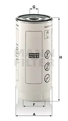 MANN FILTER PL420/7X Separ Fıltresı M-Benz Actros Iı 11 Mp4 Antos Arocs Atego Iıı / Daf Cf75/85 Xf95 Xf105  Xf430/440/480 