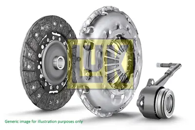 LuK 624334334 Debrıyaj Setı Mondeo Iv 2,0 16v (07>)s Max 2,0ı 16v (06>)galaxy 2,0ı 16v (06>) Rulmanlı  