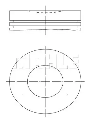 BEHR MAHLE 0401603 Motor Pıston Segman P206 Gtı P607 P406 Ym 806 P307 Expert P807 P407 C4 Xsara Iı C8 Jumpy Xsara Pıcas 628K4