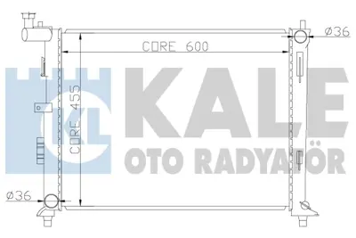 KALE 341980 Motor Su Radyatoru I30 Ceed 1,4 1,6 Benzınlı Manuel Vıtes 2007 2012 