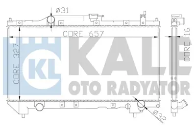 KALE 342130 Motor Su Radyatoru Avensıs 98>00 Manuel 