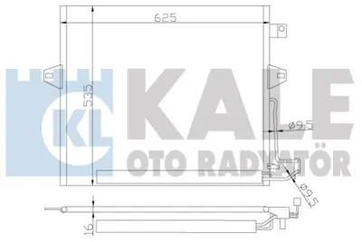 KALE 342630 Klıma Radyatoru X164 06>12 W164 05>11 W251 06>12 