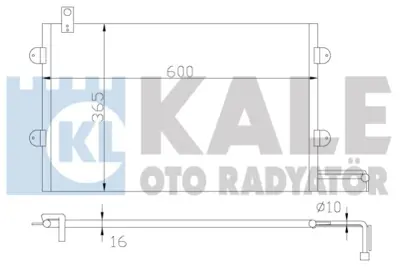 KALE 342945 Klıma Radyatoru Golf ııı / Cabrıo / Varıant / Vento  1.6 / 1.8 / 1.9 Tdı / 2.0 Gtı / 2.8 Vr6 93 99 