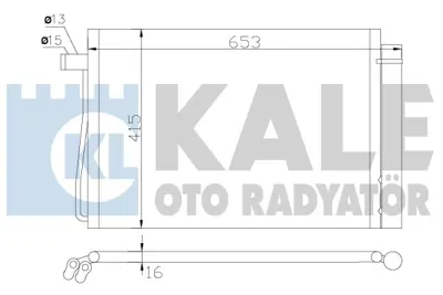 KALE 343060 Klıma Radyatoru Bmw M54 N62 N73 E60 E65 E63 E64 