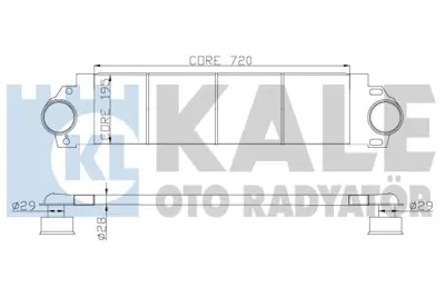 KALE 343100 Turbo Radyatoru Transporter T5 T6 1,9 / 2,5tdı Axb Axc Axd Axe Caaa Caab Caac Caad Caae 03>15 